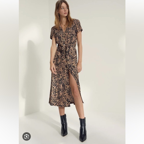 Aritzia Wilfred Leopard Dress as seen on TV - Picture 3 of 4